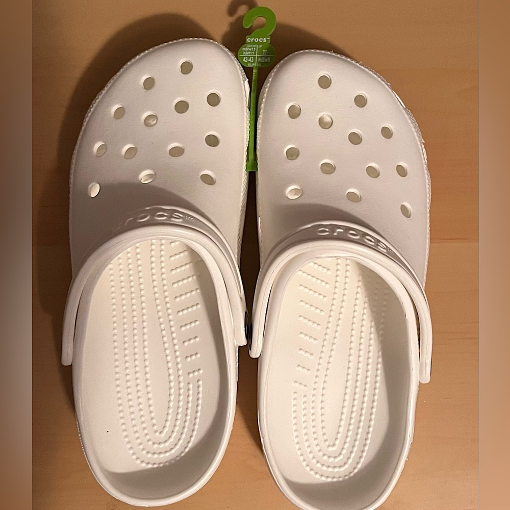 White Crocs New With Tags